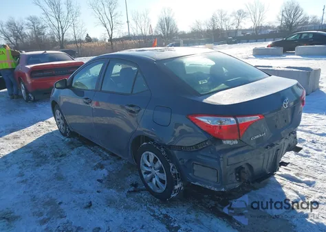 2015 Toyota Corolla Le from USA, damaged, VIN 2T1BURHE8FC411453